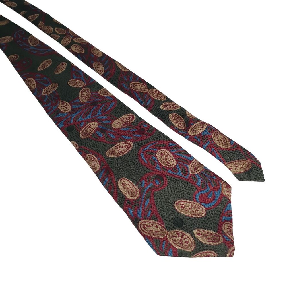 Club International Top Designer Necktie Abstract Pattern Silk Men Tie Vintage